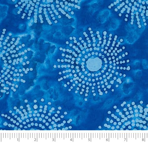 SINGER Batik Steel Blue Sunshine Cotton Fabric Michaels