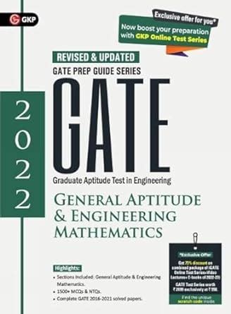 Buy Gate General Aptitude Engineering Mathematics Guide Book