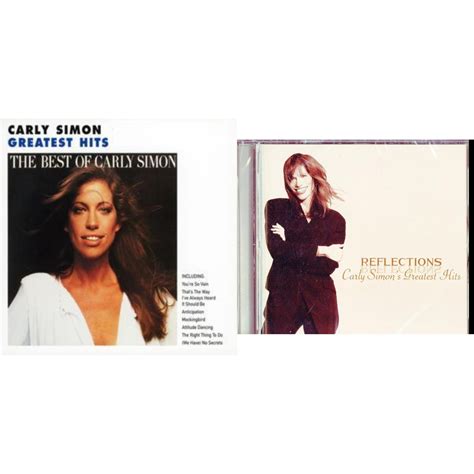 Best Of And Reflections Carly Simon S Greatest Hits Cd Bundle