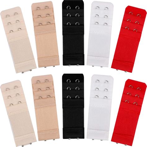 Tugaizi Pieces Of Bra Extenders Hooks Rows Elastic Bra Band Hook Strap Soft Bra Lingerie