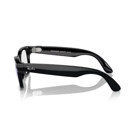 Ray Ban Meta Wayfarer Akıllı Gözlük Siyah Şeffaf Mavi Işık Filtreli
