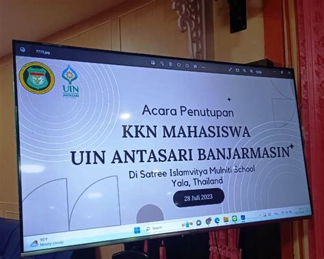 Kkn Internasional Di Thailand Resmi Ditutup Mahasiswa Ini Akan