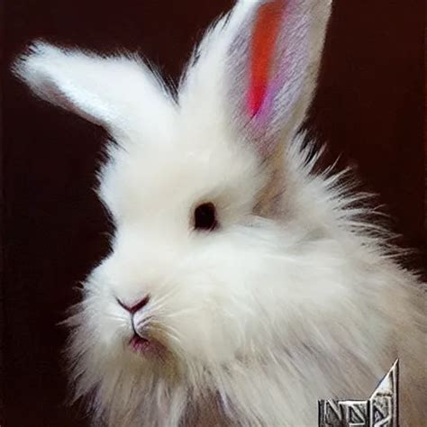 The White Dwarf Lionhead Bunny Rabbit As A Cyberpunk Stable Diffusion