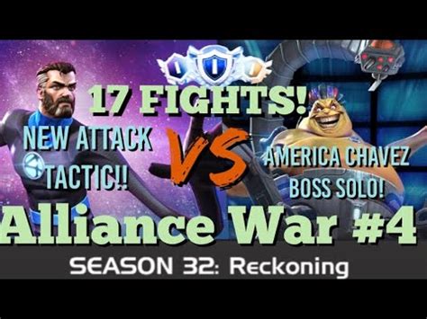 MCOC Alliance War Season 32 War 4 17 FIGHTS Mr F Vs Mojo