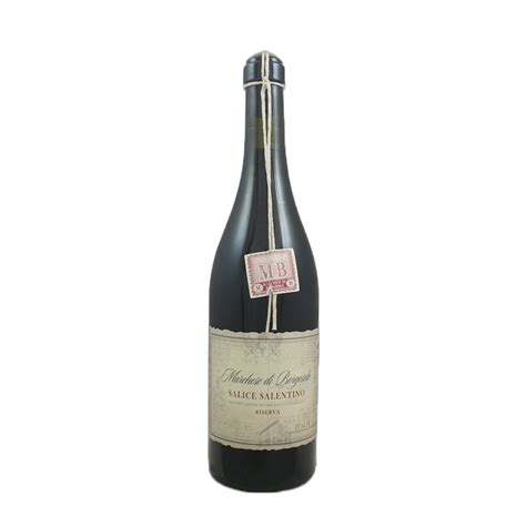 Marchese Di Borgosole D O C Riserva Botter Negroamaro Salice