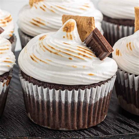 Smores Cupcake Recipe Easy Smores Cupcakes Recipe