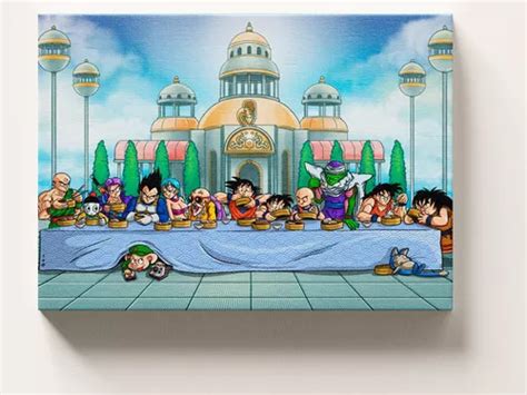 Cuadro Canva Laultimacena Dragonball X Matte Glossy Meses Sin