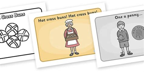 Hot Cross Buns Sequencing Hecho Por Educadores Twinkl