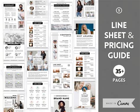 Detail Canva Line Sheet Template Koleksi Nomer 41