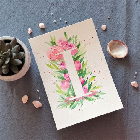 Monogram Painting - Etsy