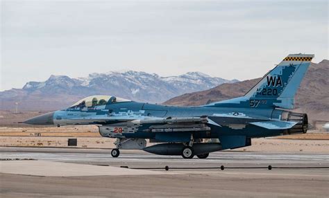 An F 16C Falcon Fighter Jet Assigned To The 64th Aggressor NARA