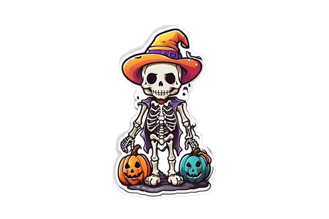 Cute Skeleton Clipart Graphic by Forhadx5 · Creative Fabrica