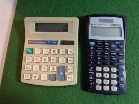 Texas Instruments Solar Powered Calculators~ Ti 1795 And Ti 30xiis~tested Works Ebay