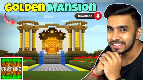 How To Add Techno Gamerz World With Golden Luxury Mansion In Crafting