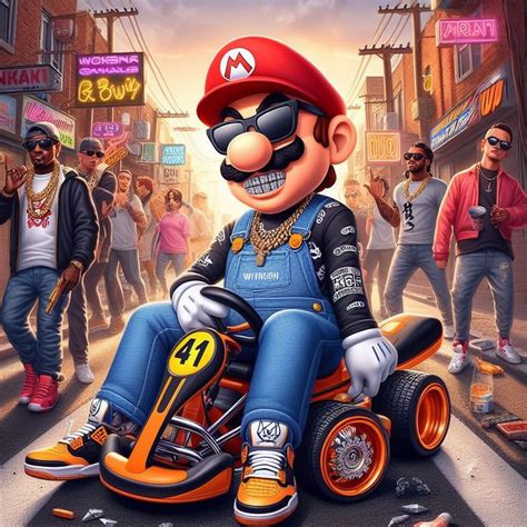 Mario Kart Grillz Wallpaper Swag Cartoon Cool Wallpapers Cartoon