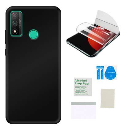 Etui Matowe Do Huawei P Smart Czarny Case Pokrowiec Folia