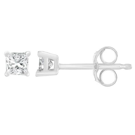 Original Classics 14k White Gold 033 Ct Princess Cut Diamond