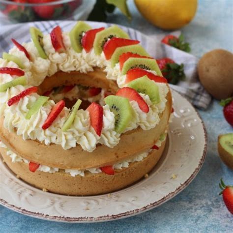 Torta Al Limone Con Crema Di Mascarpone E Frutta Fresca Cibo Che Passione