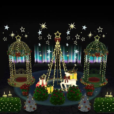 【ポケ森】復刻アイテムやガーデンイベント「ジングルのクリスマスイルミネーション」の家具を使ったレイアウトまとめ⑤【レイアウト】【まとめ