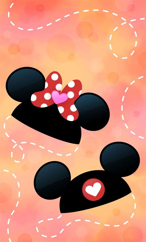 Download Disney Valentine Mickey And Minnie Hats Wallpaper