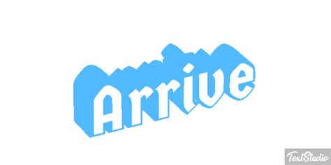 Arrive Word Animated  Logo Designs