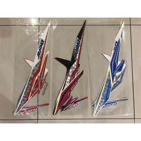 Jual 1 Set Stiker Les Body Les Sayap Motor Lis Motor Beat Esp 2016 ISS