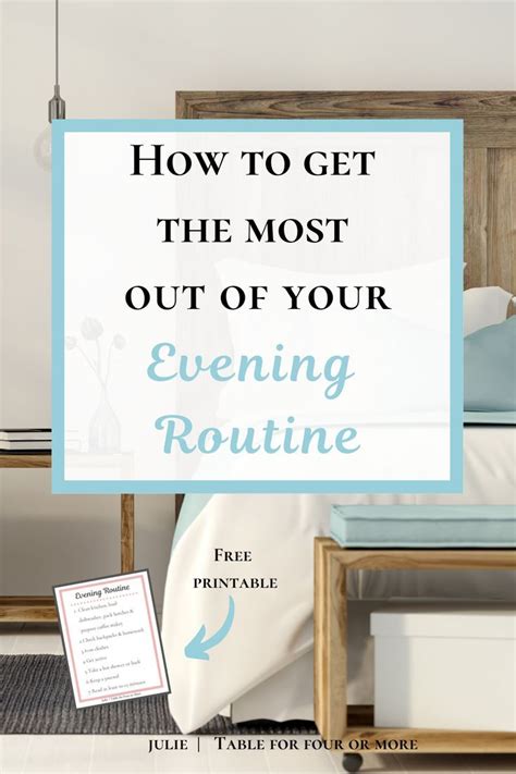 Evening Routine For Working Moms Table For Four Or More Evening Routine Working Moms