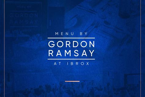 Ibrox Restaurant Launches Menu By Gordon Ramsay | Rangers Football Club