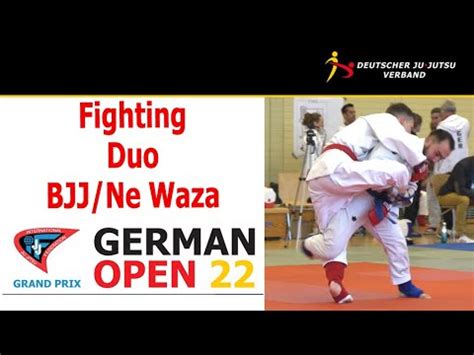 German Open Ju Jitsu Fighting Duo Bjj Ne Waza Youtube