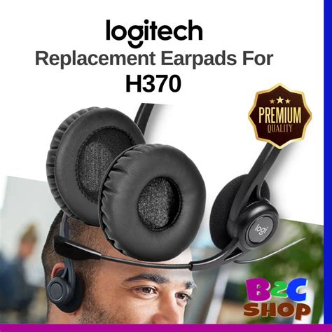 1pair Logitech H370 Headset Replacement Earpads Cushion Earpad Shopee Singapore