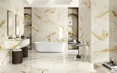 Gres Effetto Marmo In Bagno Italgres