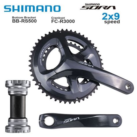 Shimano Sora Fc R Crankset X Speed Road Bike Mm T With