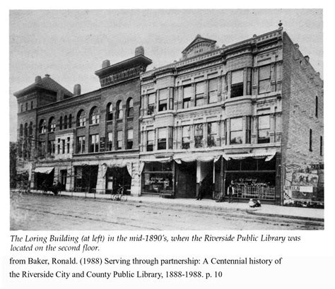 Riverside Public Library Historical Scrapbook Library Buildings