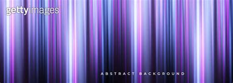 Colorful Purple And Electric Blue Striped Background With A Blurred