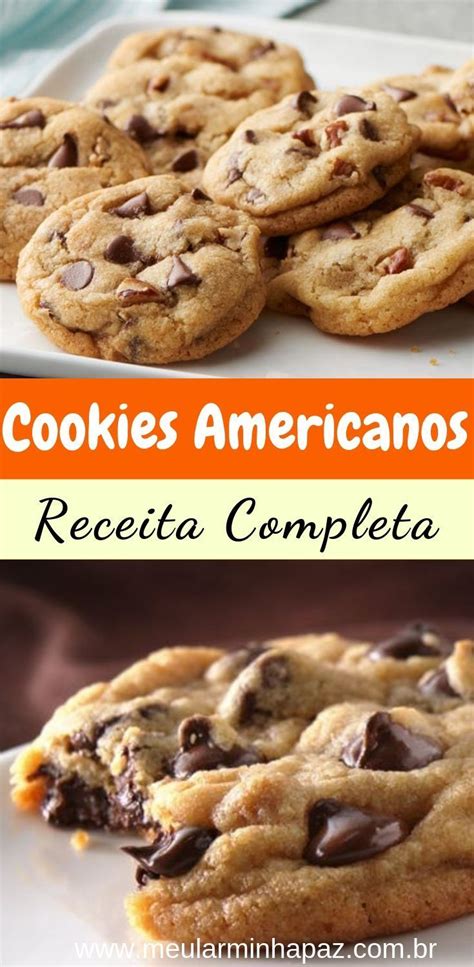 Receita De Cookies Simples Gotas De Chocolate F Cil E Deliciosa