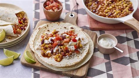 Bean and rice burrito recipe - BBC Food