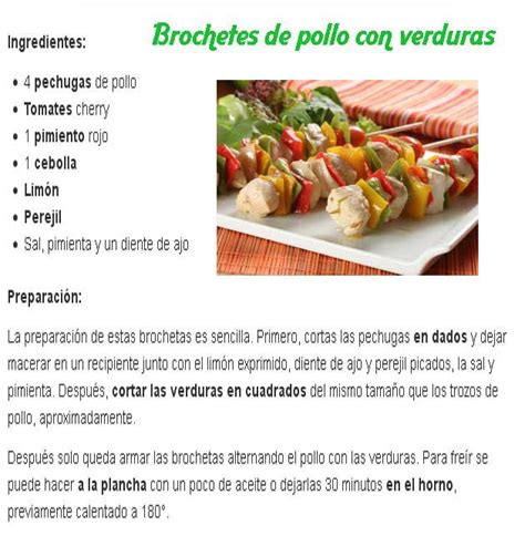 Receta De Brochetes De Pollo Con Verduras Imágenes Y Noticias