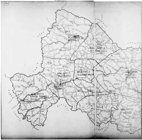 1940 Carter County Map