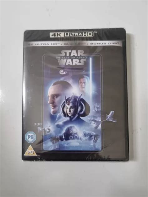 Star Wars Episode I The Phantom Menace K Blu Ray New Eur