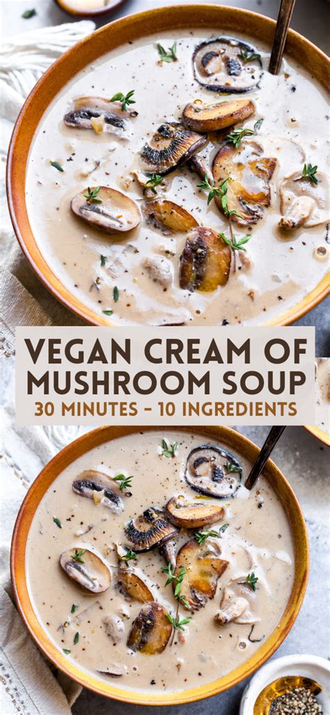 Vegan Mushroom Soup Recipe Artofit