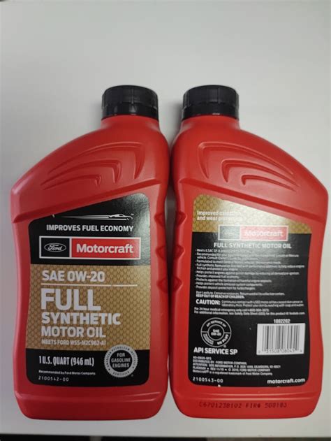 Масло моторне 0w20 full synthetic motor oil 0 946л код запчасти