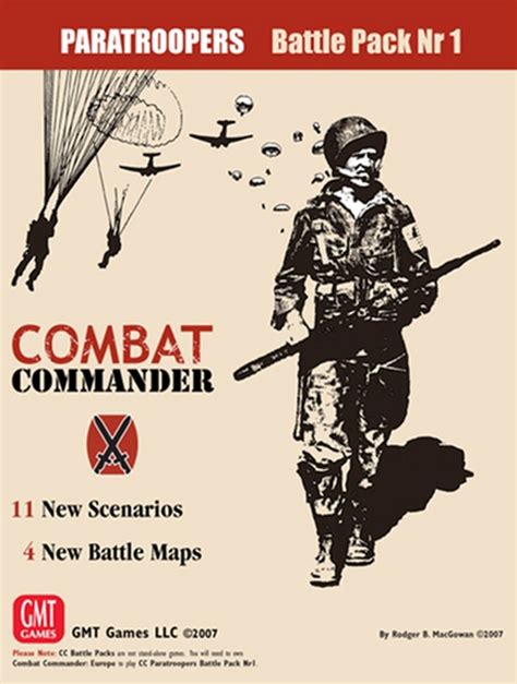 Gmt Games Combat Commander Bp Paratroops Rd Printing