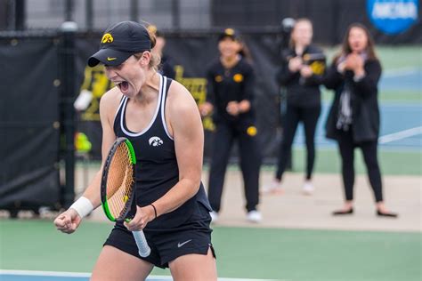 Iowa Tennis Player Elise Van Heuvelen Treadwell Prepares For Her Final