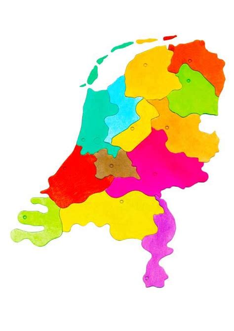 Kaart Provincies Nederland Oefenen Kaart