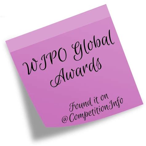 Wipo Global Awards Competition Info