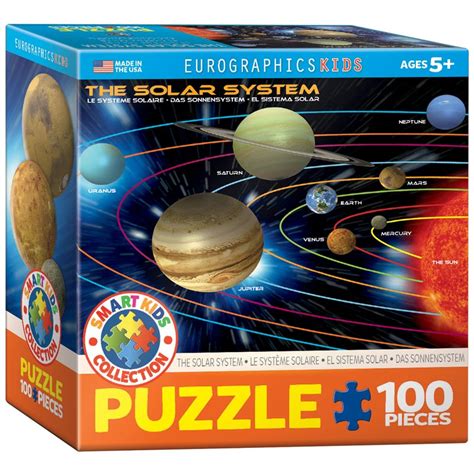 The Solar System 100 Pieces Eurographics Puzzle Warehouse