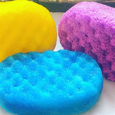 Exfoliating Soap Sponges 2 for Seven Pound or 3 for 10 Pound | Etsy UK