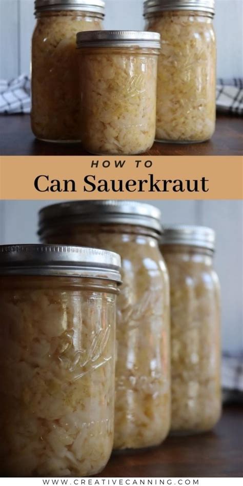 Canning Sauerkraut - Creative Canning