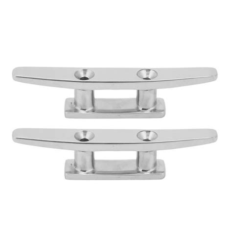 Garosa Taquet De Bateau 2PCs Open Base Boat Cleat 4in Universal Fit For