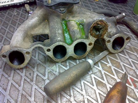 впускной коллектор — Audi 80 (B3), 1,8 л, 1988 года | визит на сервис ...